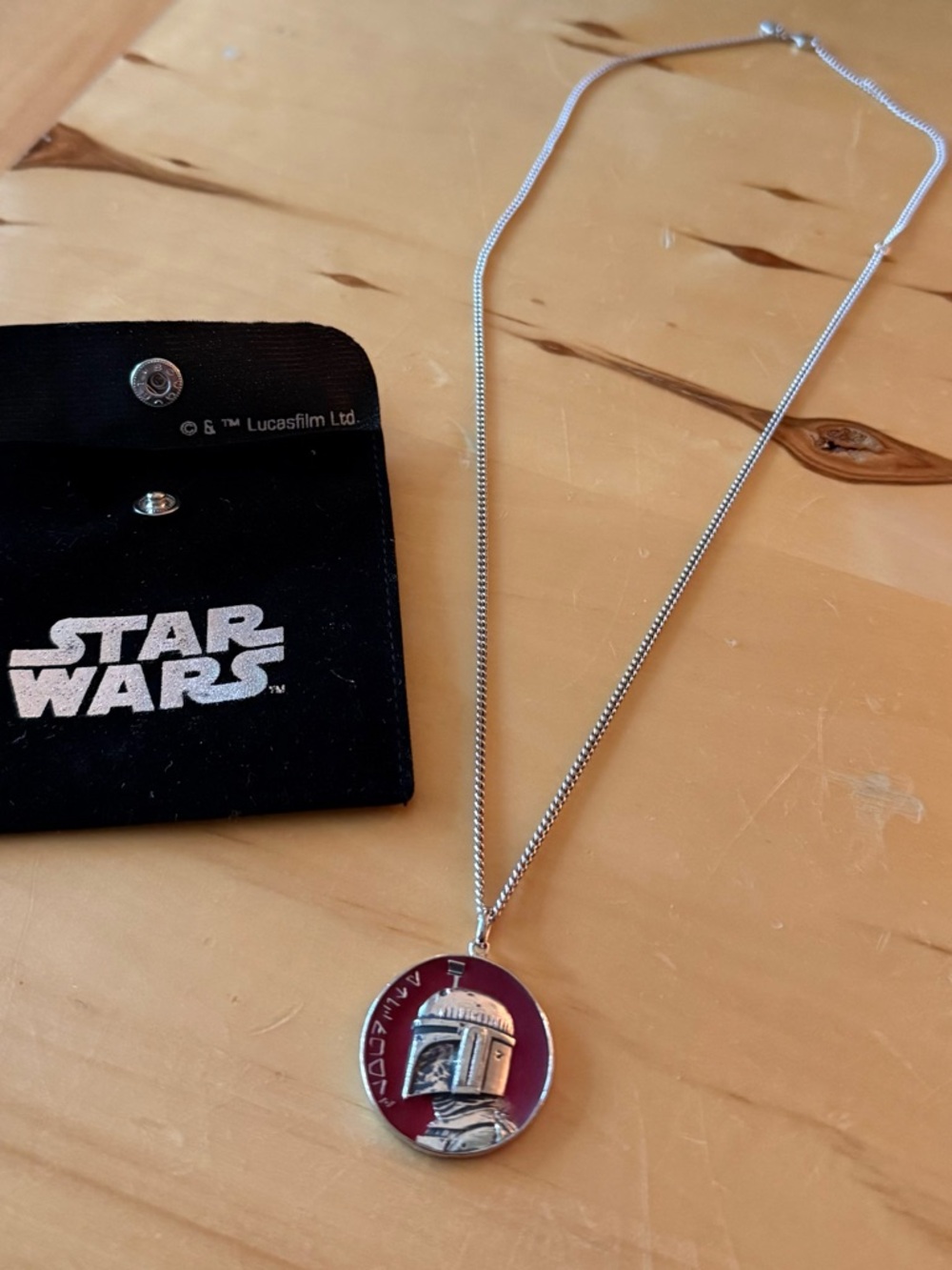 BOBA FETT CLOUD CITY NECKLACE STAR WARS ROCKLOVE JEWELRY LIMITED EDITION 243
